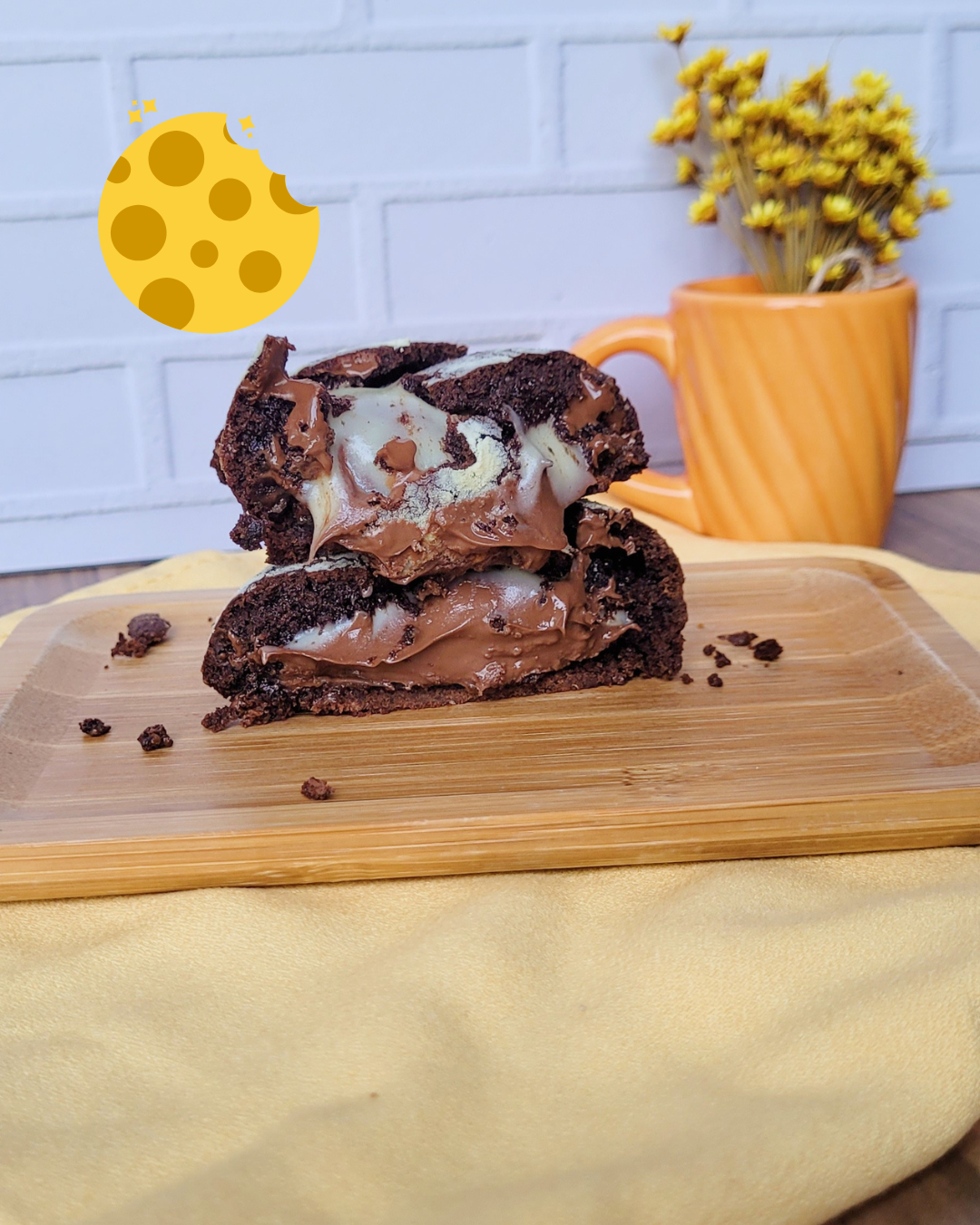 Cookie de Ouro: Ninho com Nutella
