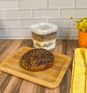 Copo Gelado Ninho com Brigadeiro + Cookie Brigadeiro